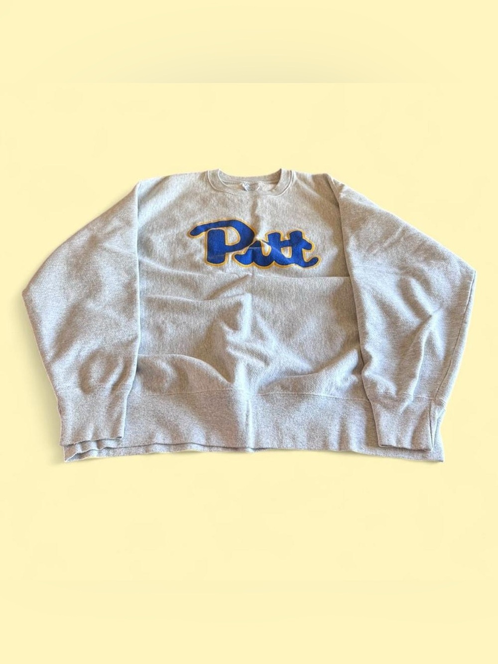 Vintage Pitt Panthers Reverse Weave Sweatshirt Gray Men’s 2XL NCAA